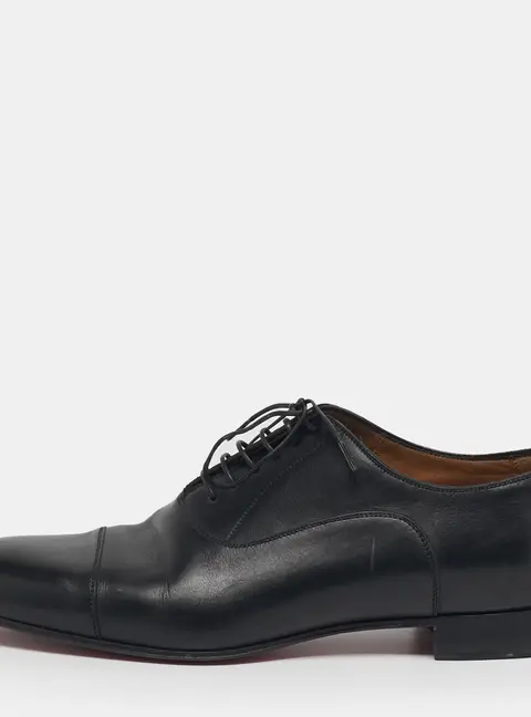 Louis Vuitton Greggo Size 41 Black Leather Oxfords