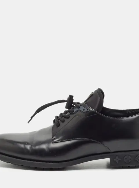 Louis Vuitton LV Harness Size 43 Black Leather Derby