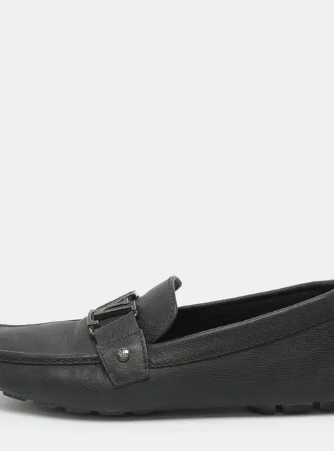 Louis Vuitton Monte Carlo Size 43 Black Leather Loafers