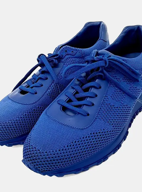 Louis Vuitton Blue Mesh Sneakers EU 37.5