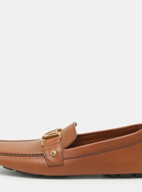 Louis Vuitton Monte Carlo Size 42.5 Brown Leather Loafers