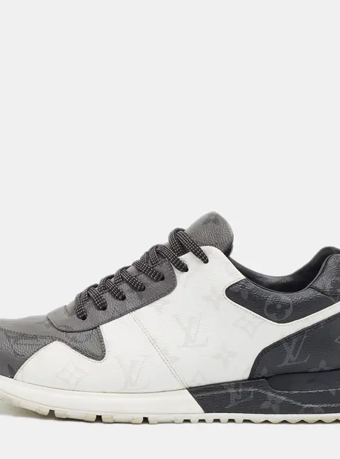 Louis Vuitton Run Away Size 43 Tricolor Monogram Canvas Low Top Sneakers