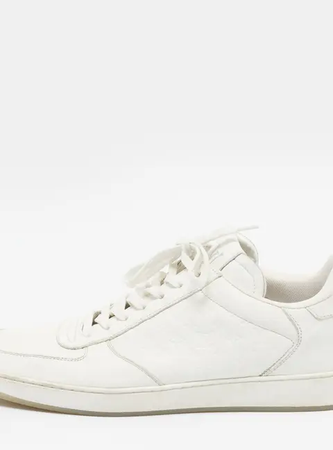 Louis Vuitton Rivoli Size 42 White Leather Lace Up Sneakers