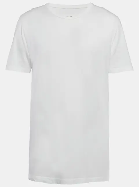 Maison Martin Margiela White Cotton Crew Neck T-Shirt XL