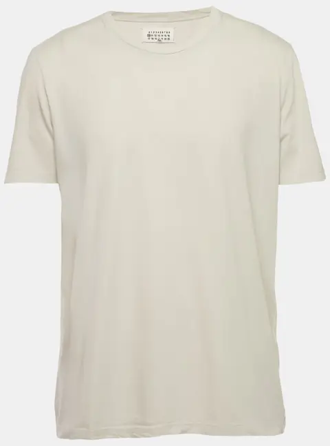Maison Martin Margiela Grey Jersey Crewneck T-Shirt XL