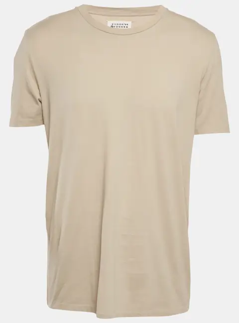 Maison Martin Margiela Sage Green Jersey Regular Fit T-Shirt XL