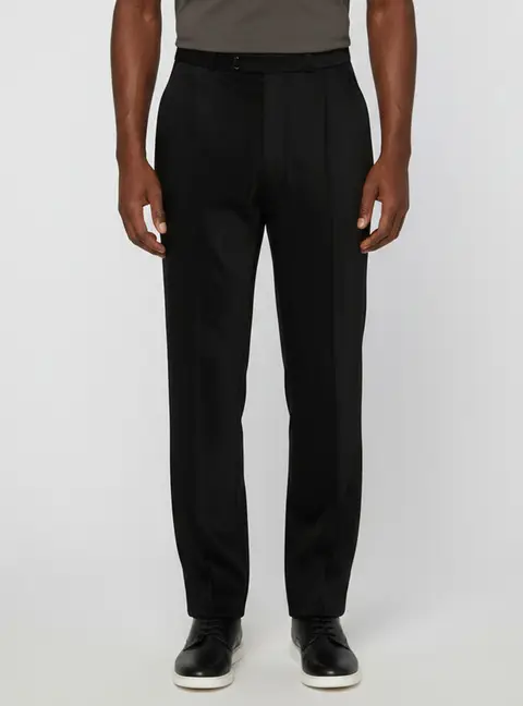 Maison Martin Margiela Black Textured Satin Trousers S