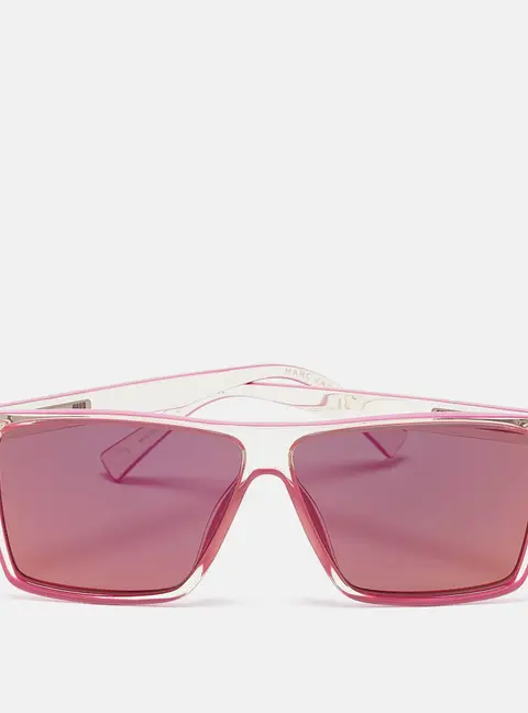 Marc Jacobs Pink Mirrored Marc 222/S Square Sunglasses