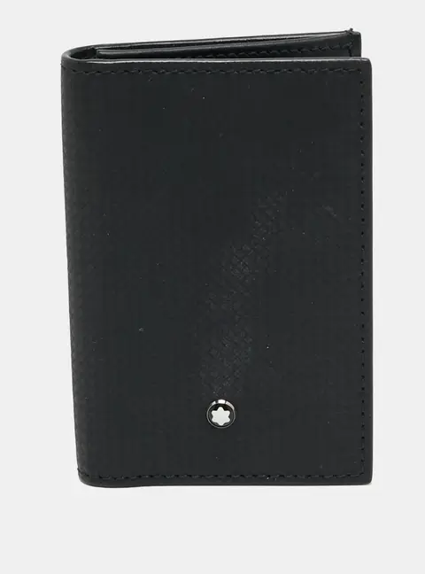 Montblanc Extreme Black Leather Business Card Holder