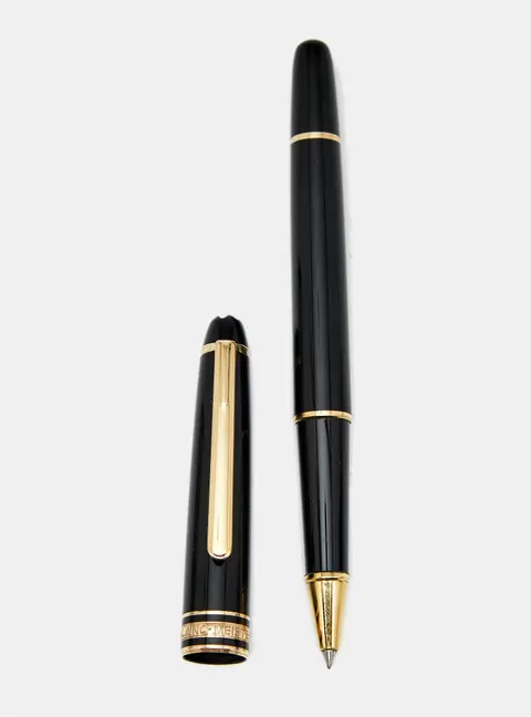Montblanc Meisterst&uuml;ck Resin Gold Tone Rollerball Pen