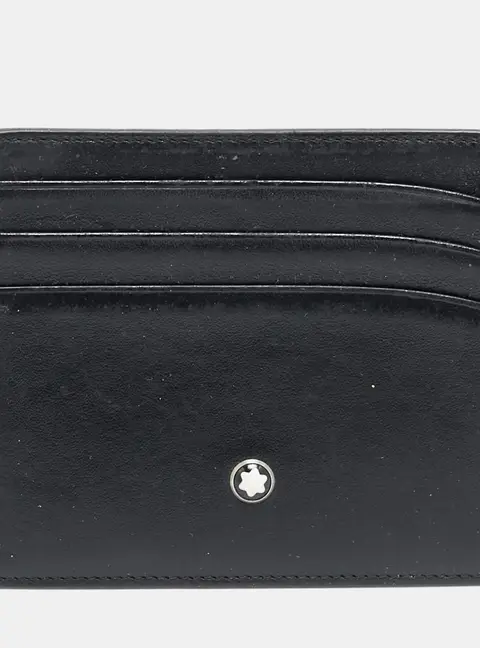 Montblanc Meisterstuck Black Leather Card Holder