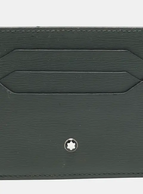 Montblanc Extreme 3.0 Dark Green Leather Card Holder