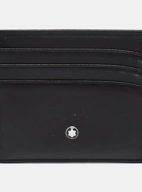 Montblanc Meisterstuck Black Leather Card Holder