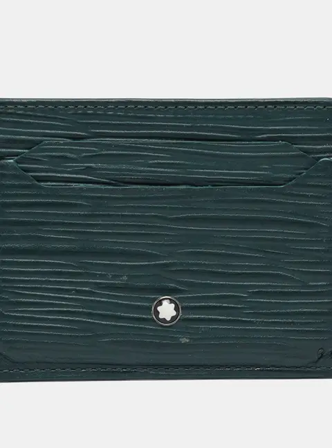 Montblanc Meisterstuck Dark Green Leather Card Holder