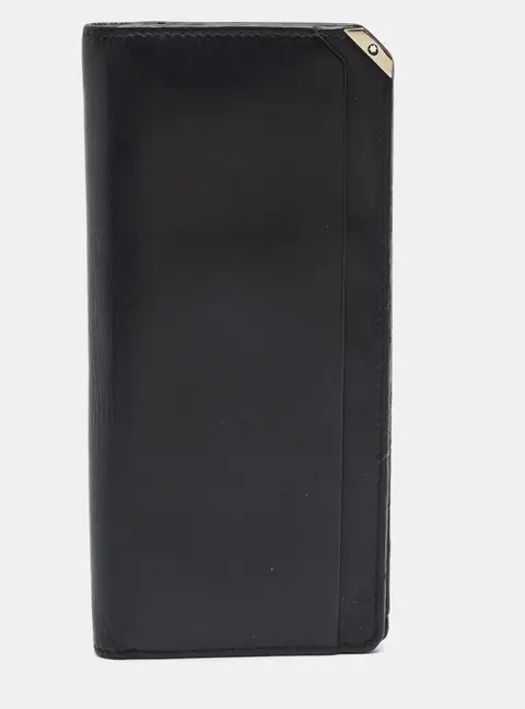 Montblanc Urban Spirit Black Leather Long Wallet