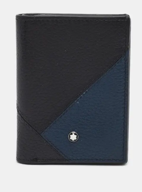 Montblanc Meisterstuck Geometry Multicolor Leather Bifold Wallet