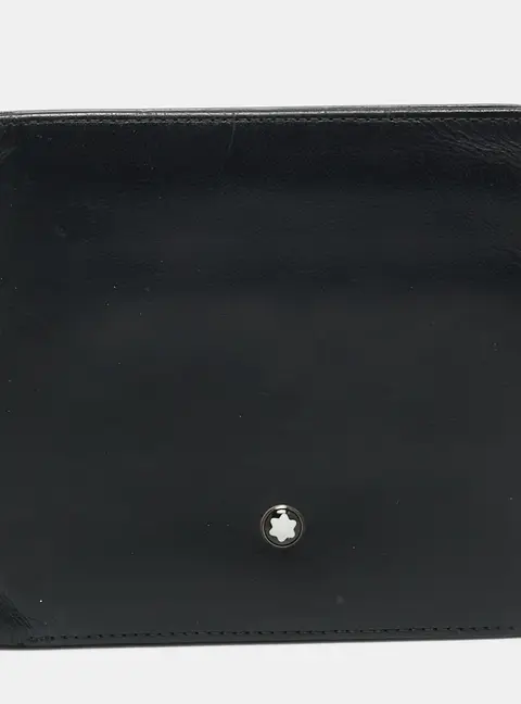 Montblanc Meisterstuck Black Leather Bifold Wallet