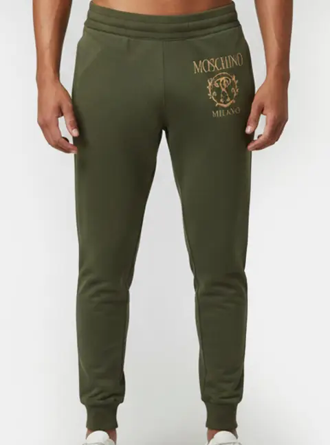 Moschino Couture Green Jersey Joggers L