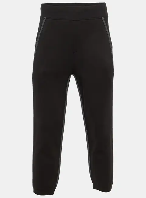 Neil Barrett Black Cotton Knit Joggers S