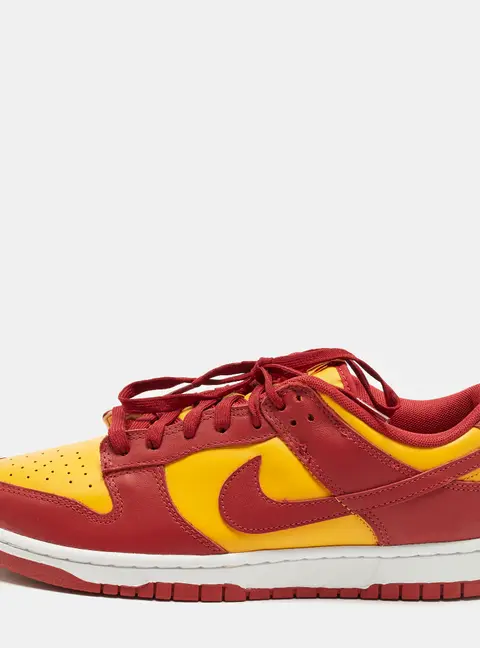 Nike Dunk Midas Gold Size 45 Red/Yellow Leather Low Top Sneakers