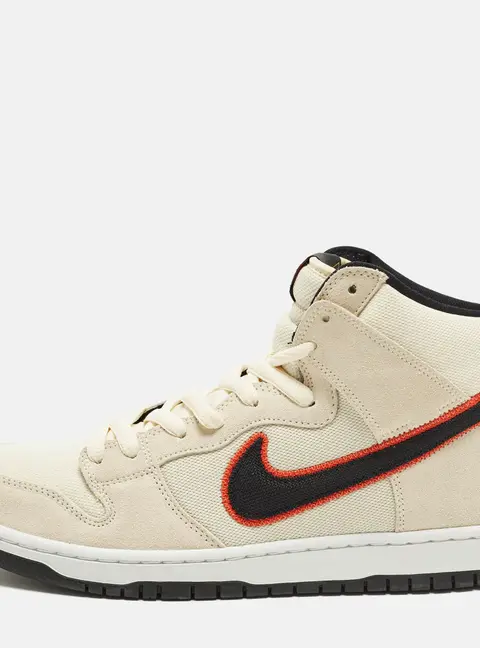 Nike SB Dunk Pro PRM San Francisco Giants Size 46 Beige Canvas and Suede High Top Sneakers