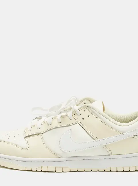 Nike Dunk Low Retro Coconut Milk Size 47.5 Cream/Off White Leather Low Top Sneakers