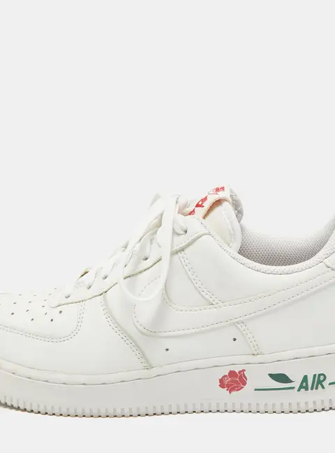 Nike White Leather Dunk Low Lace Up Sneakers Size 40