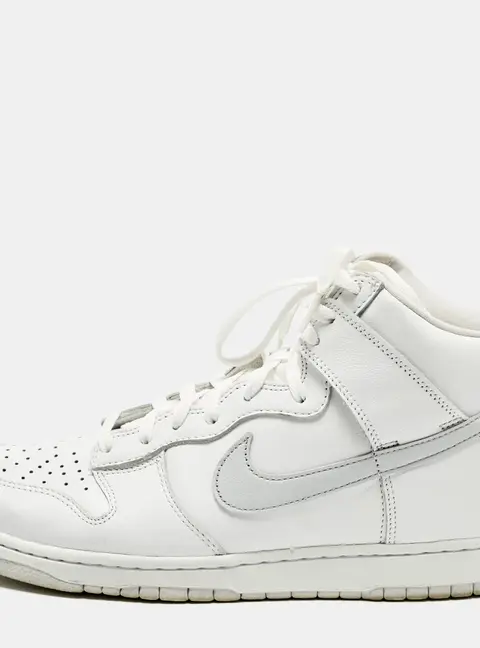 Nike Dunk High Size 45.5 Two Tone Leather High Top Sneakers