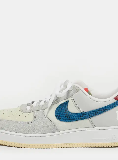 Nike Air Force 1 SP Undefeated 5 On It Dunk vs. AF1 Size 45 Multicolor Leather and Suede Low Top Sneakers