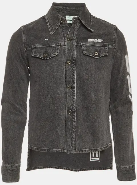 Off-White Grey Denim Jacket XXXS