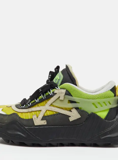 Off-White Multicolor Mesh and Leather Odsy 1000 Sneakers Size 41
