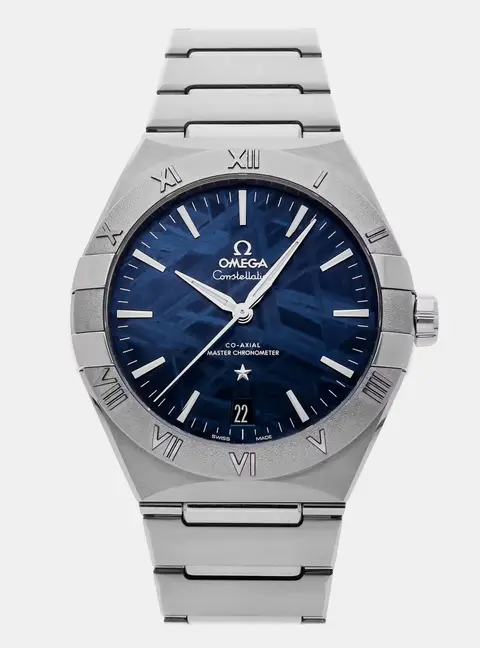 Omega Constellation 131.30.41.21.99.003 Blue Stainless Steel Automatic Men's Watches 41mm