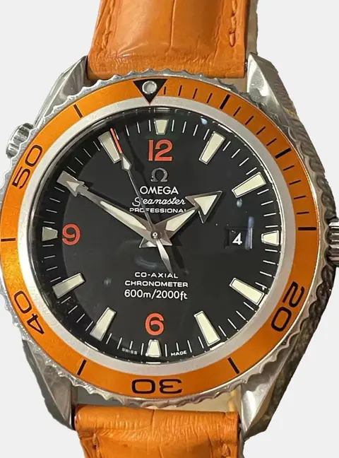 Omega Seamaster Planet Ocean 2909.50.38 Automatic Black Dial Stainless Steel Men's Wristwatch 42mm