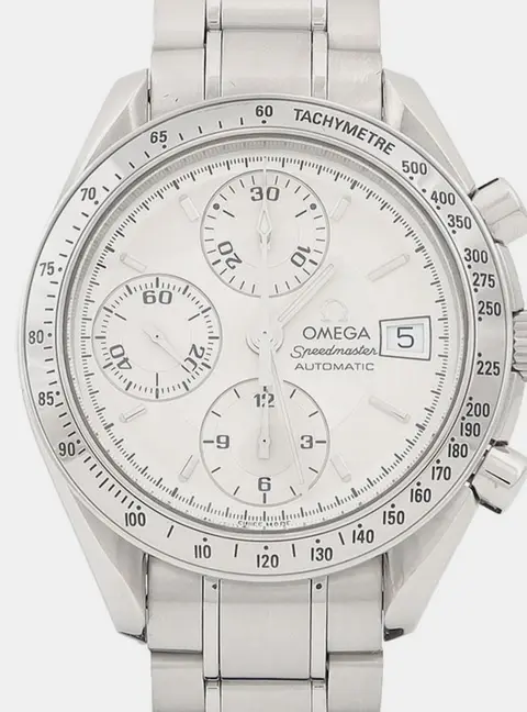 Omega Speedmaster 3513.30 Automatic Chronograph Silver Dial Stainless Steel Men's Wristwatch 39mm