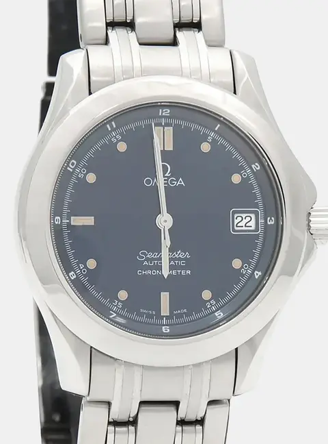 Omega Seamaster 2511.80 Blue Stainless Steel Men's Wristwatch 36 mm