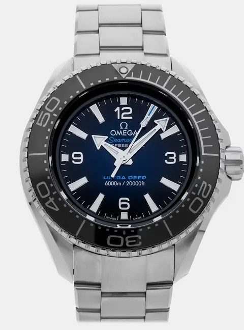 Omega Seamaster 215.30.46.21.03.001 Blue Stainless Steel Automatic Men's Wristwatch 	45 mm