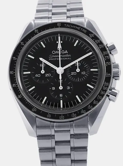 Omega Speedmaster Professional Moonwatch 310.30.42.50.01.001 Black Stainless Steel Manual winding Men's Wristwatch 42mm