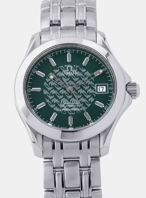 Omega Seamaster 2506.70 Green Stainless Steel Automatic Men's Wristwatch 36mm