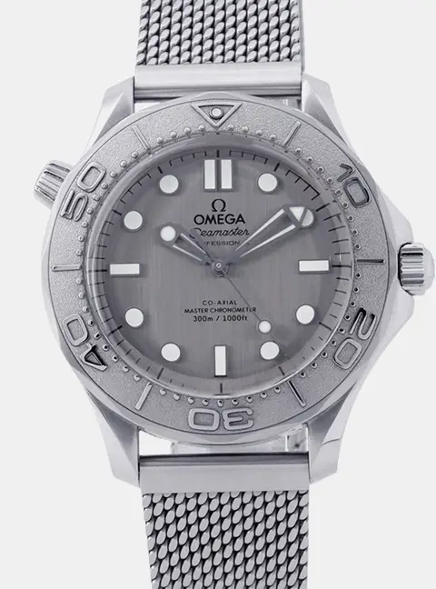 Omega Seamaster Diver 300M Co-Axial 210.30.42.20.06.002 Gray Stainless Steel Automatic Men's Wristwatch 42mm