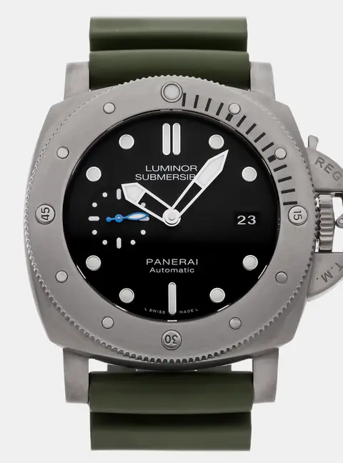 Panerai Luminor Submersible 1950 3 Days PAM 1305 Black Titanium Automatic Men's Wristwatch 47mm