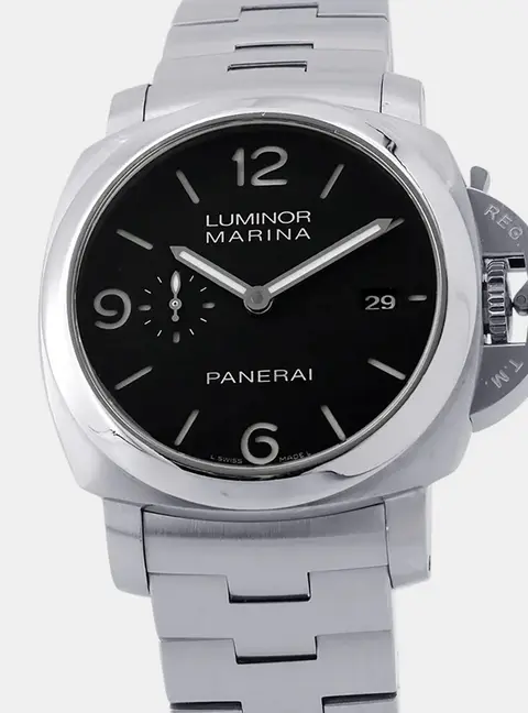 Panerai Luminor Marina 1950 3 Days PAM00328 Black Stainless Steel Automatic Men's Wristwatch 44mm