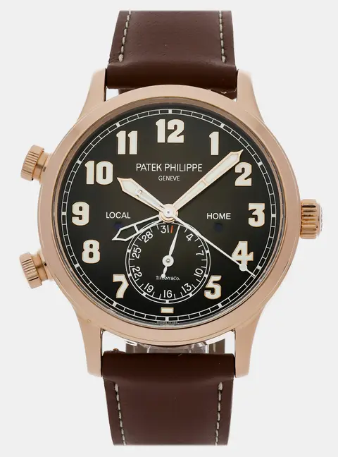 Patek Philippe Complications Calatrava Pilot Travel Time 5524R-001 "Tiffany & Co." Men's Watch 42 mm Automatic Men's Wristwatch 42 MM