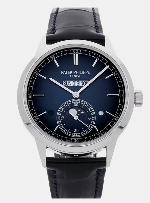 Patek Philippe Grand Complications In-Line Perpetual Calendar 5236P-001 Blue Platinum Automatic Men's Wristwatch 41MM