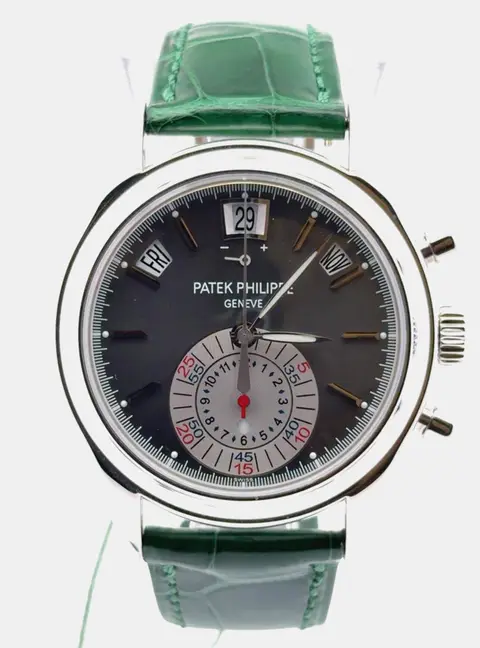Patek Philippe Annual Calendar 5960P-001 Grey Platinum Automatic Men's Wristwatch 40.5 mm