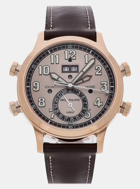 Patek Philippe Grand Complications 5520RG-001 Grey 18K Rose Gold Automatic Men's Wristwatch 42mm
