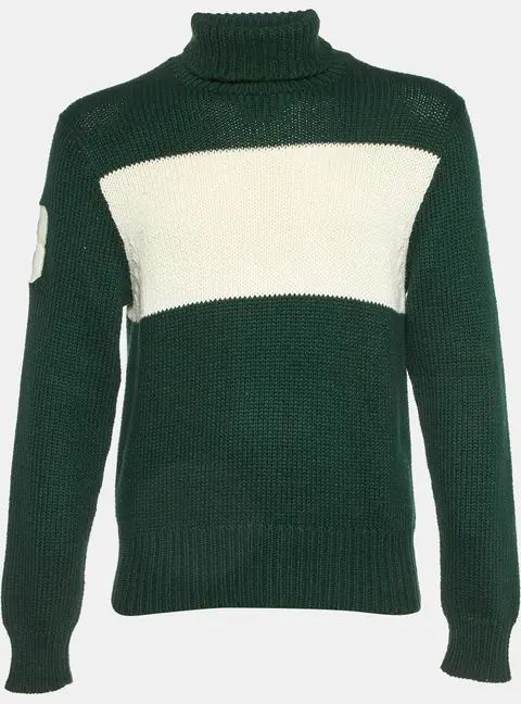Polo Ralph Lauren Green Knit Turtle Knit Sweater M