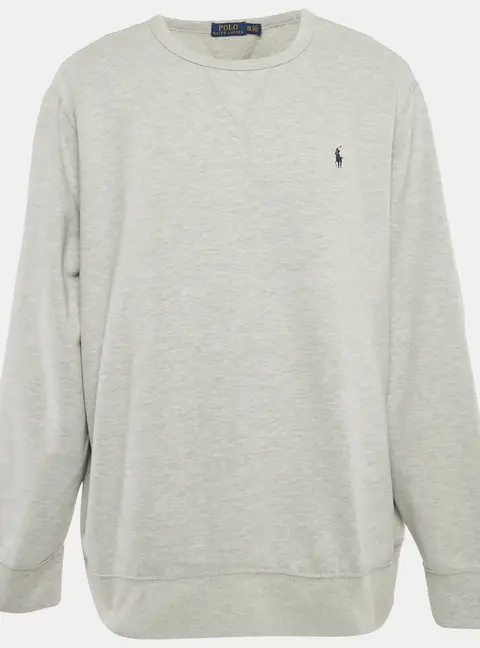 Polo Ralph Lauren Grey Cotton Blend Crew Neck Sweatshirt XXL