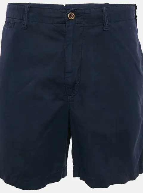Polo Ralph Lauren Navy Blue Linen and Cotton Shorts XXXL