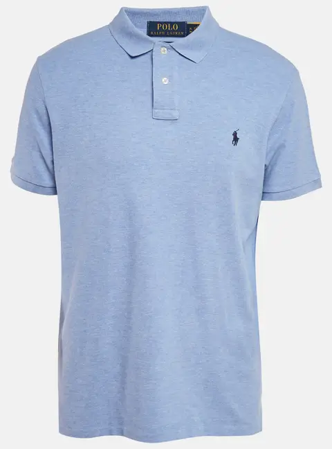 Polo Ralph Lauren Blue Cotton Pique Slim Fit Polo T-Shirt XL