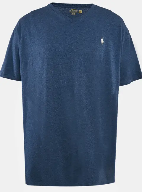 Polo Ralph Lauren Blue Jersey V-Neck Classic Fit T-Shirt XXL